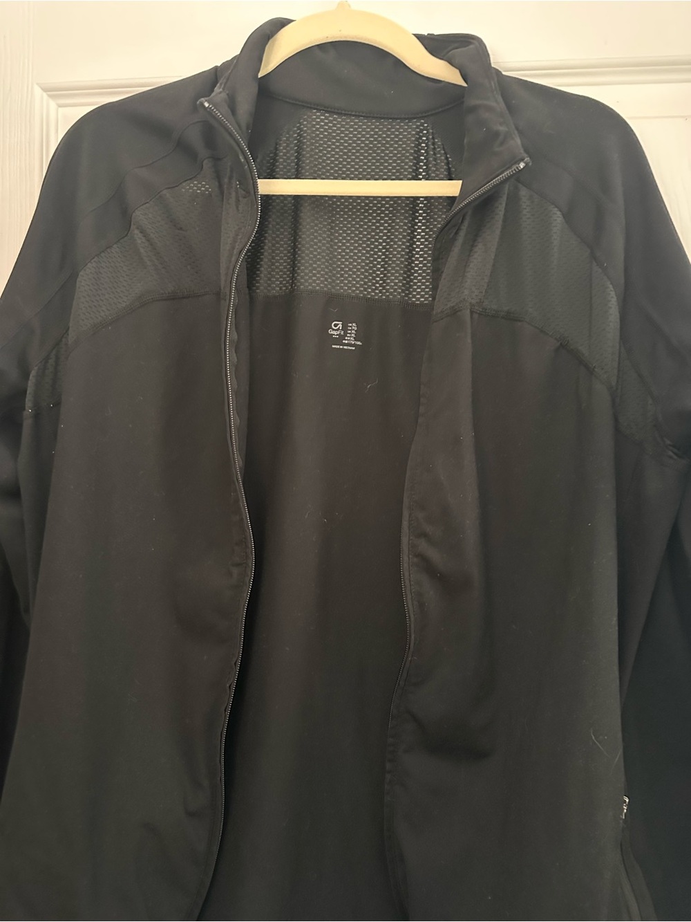 GAP Black Performance Zip Jacket